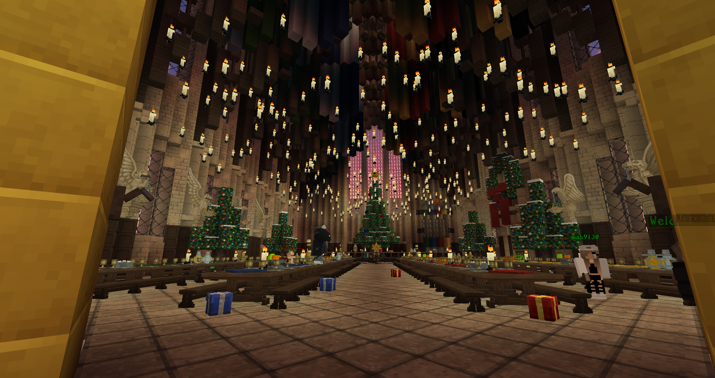 Minecraft hogwarts great hall hot sale