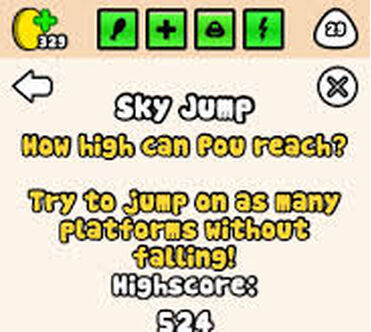 Sky Jump, Pou Wiki