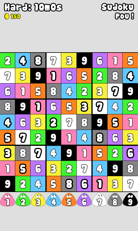 Jogo pou - Sudoku