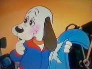 Cooler Blushing.jpg (48 KB) Cooler and his blanket, "Woogie".