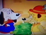 Cooler glaring at Howler.