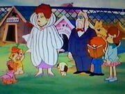 The sympathetic Belveshires meet Holly and the Pound Puppies
