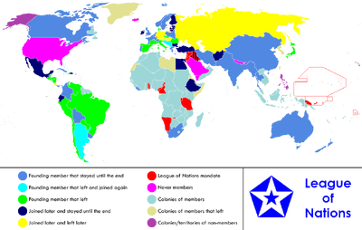 Liga naroda - države