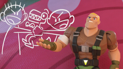 Click here to view the image gallery for Sarge Charge (webisode).
