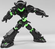 Black Robot Toy