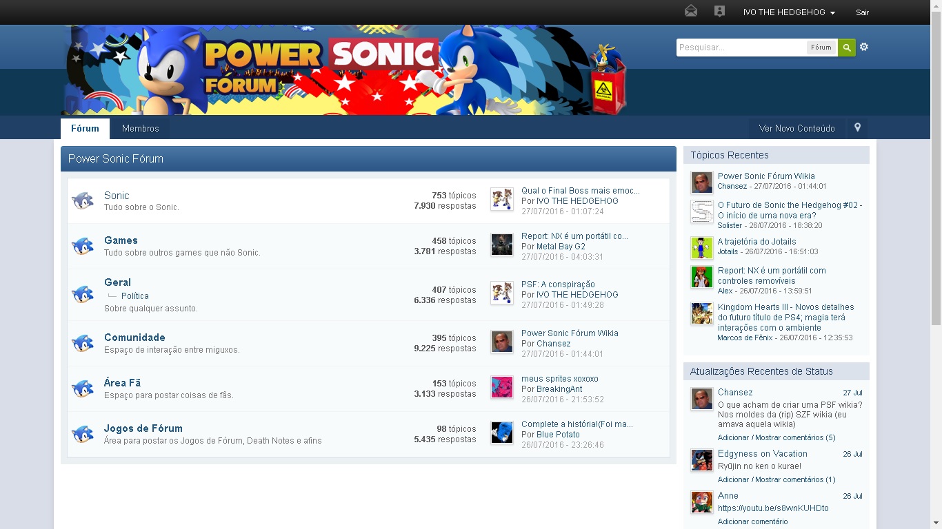 SONIC FORUM