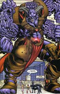 Biareros (DC Comics) the hundred-handed giant brother of Cottus, who guarded the throne of Zeus on Olympus.