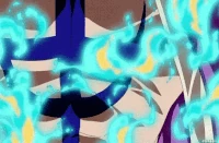 Nicknamed the Phoenix, Marco (One Piece) can regenerate at a tremendous rate due to his Bird-Bird/Tori Tori Fruit: Model Phoenix form's Blue Flames of Resurrection, even healing injuries sustained in his mortal human form.