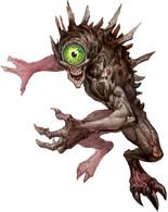 A Nothic's (Dungeons & Dragons) can gaze could rot the flesh of other creatures.