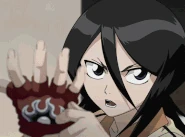 Soul Apprehension Gauntlet Bleach.gif (1.96 MB) Rukia Kuchiki (Bleach) uses the Soul Apprehension Gauntlet to remove Ichigo's soul.