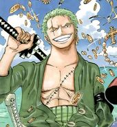 Zoro (One Piece) is a powerful swordsman with superior strength, endurance, speed, and withstand massive pain.