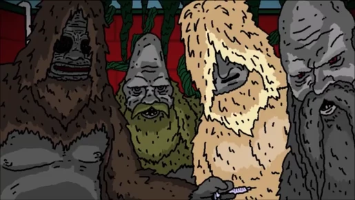 The Sasquatches of the Big Lez Show (Fuckin druggos)