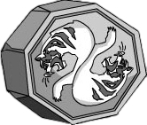 The Tiger Talisman (Jackie Chan Adventures), when halved, splits the user's Yin and Yang halves into two separate beings.