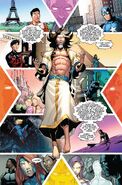 Nate Grey/X-Man (Marvel Comics) inherited Jean Grey's telepathic powers.