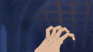 Monkey D. Luffy (One Piece) using Busoshoku Haki to darken and harden the skin of his arm...