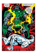Doctor Doom's Steals the Silver Surfer's Power Cosmic.jpg (1.17 MB) In the majority of his machinations, Doctor Victor von Doom (Marvel Comics) has attained different forms of reality warping, one of the first instances being when he stole the Power Cosmic from the Silver Surfer...