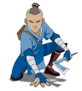 Sokka (Avatar:The Last Airbender) with his trusty boomerang.