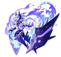 When using Darkness Trigger, Lola (Gunvolt Chronicle:Luminous Avenger iX) awakening her humanoid form and enhancing all EX Weapons, providing infinite weapon energy but restrict useable of EX weapon and harming Copen while not tagging a target for attack.