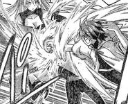 Negi Springfield (Negima) using Mahōken, a martial arts style that supplements Eastern martial arts with Western magic.