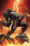 After exposing himself to the Doomsday virus, the Devastator (DC Comics) acquired the strength necessary to defeat his world's corrupt Superman.