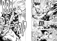 With vicious results, Gabimaru (Hell’s Paradise: Jigokuraku) uses his knowledge of the human body's anatomy to kill his opponents.