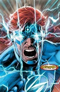 Like other Speedsters, Walley West (DC Comics) when speaking the Speed Force formula (3x2(9YZ)4A=?) to achieve various affects.