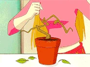 Cornelia Hale (W.I.T.C.H.), the Guardian of Earth has an intense mystical connection to plants and can command flora of all kinds to do her bidding. This includes causing plants to grow at incredible rates, sprout vines to ensnare her enemies, or causing plants to mutate into thick briars of thorns to block passages.