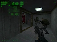 Half-Life Opposing Force PCV Gask Mask HUD.jpg (284 KB) Adrian Shephard (Half-Life) can utilize a HUD when wearing an HECU gas mask and a Powered Combat Vest (PCV).
