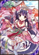 Oninomiko H.png (308 KB) Oninomiko (Valkyrie Crusade) being both a shrine maiden and a demon, has control over both demonic and divine forces and magic.