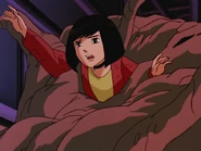 Clayface (DC Animated Universe) remerging with his fission spawn Annie.