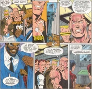 John Wraith (Marvel Comics) could disappear in instant while using his phase jumping ability.