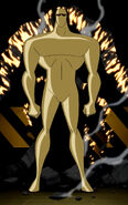 AMAZO (DC Animated Universe) was able to transcend his limitations of his nanotechnology physiology by endlessly evolving.