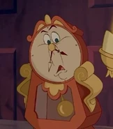 Cogsworth (Beauty and the Beast) was an ordinary man, cursed into the form of a clock by a powerful enchantress.
