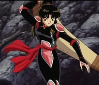 Hiraikotsu (InuYasha) is a giant boomerang made from yōkai bones, making it very powerful and stronger than steel.