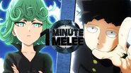 Mob vs Tatsumaki (Mob Psycho vs One Punch Man) - One Minute Melee S5 EP8