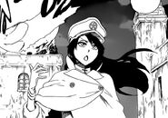 Bambietta Basterbine (Bleach) creating explosives out of anything she touches.