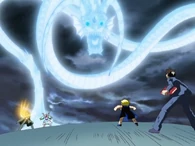 Patie (Konjiki no Gash/Zatch Bell!) produces a huge dragon made of water with her strongest spell Suo Giakuru.