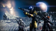 The Guardians (Destiny) are capable of wielding the mystic force of the "Light" as a weapon against the malevolent "Darkness".