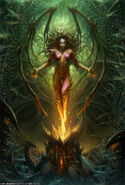 Sarah Kerrigan (Starcraft) was the strongest human psionic, her powers greatly magnified after being reborn as a zerg queen.