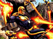 The Nova Corps (Marvel Comics) can manipulate and project stellar and cosmological force through their helmets for various purposes.