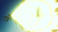 Cooler (Dragon Ball Z: Revenge of Cooler) firing his Death Flash.
