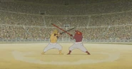 Kumatetsu and Iōzen sword fight.jpeg (80 KB) Kumatetsu and Iōzen (Boy and the Beast) both wielding concealed swords in combat.