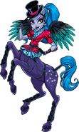 Avea Trotter (Monster High) is half-harpy, half centaur.