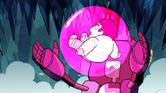 Garnet (Steven Universe) bubbling Steven.