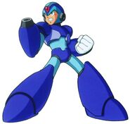 X (Mega Man X/Zero) is an advanced robot who is able to think for himself as if he were an actual human. He also possesses a Limit Potential that allows him to match power with any opponent and become stronger as he fights.