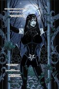 Raven Hex (Tarot: Witch of the Black Rose) is a witch that follows a dark-path, and in doing so she was known for using forbidden and dark magic including necromancy to use as she sees fit.