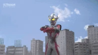 Supreme Blaster.gif (8.55 MB) Ultraman Taiga (Ultraman series) fires Supreme Blaster from his Taiga Spark using the Orb-let.