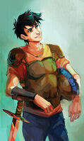 Percy Jackson (Percy Jackson & the Olympians) is a naturally talented swordsman...