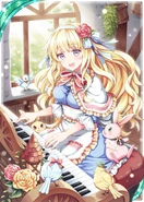 Pianissimo (Valkyrie Crusade) can attract all sorts of animals towards herself though her music.