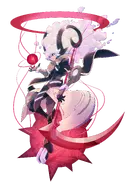 Rebellio (Gunvolt Chronicles: Luminous Avenger iX) using his Septima can create, utilize, manipulate, and become red string.